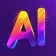 AI-videogenerator: 3D FlixAI icon