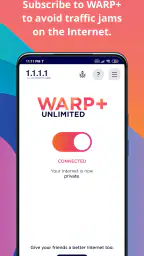 1.1.1.1 + WARP: Safer Internet screenshot