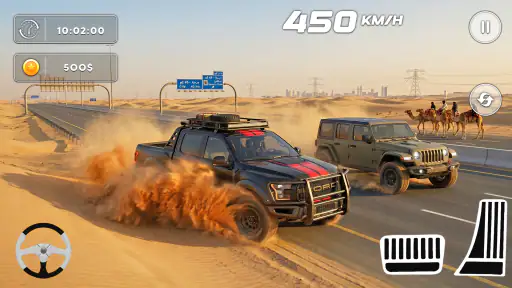 4x4 Jeep Land Cruiser Games 3D screenshot