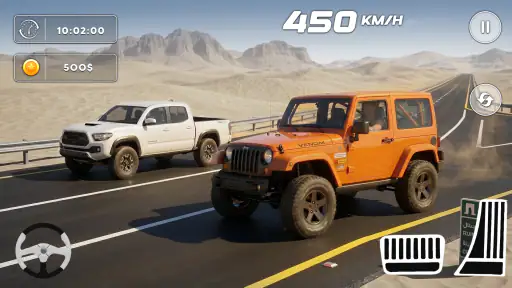 4x4 Jeep Land Cruiser Games 3D screenshot
