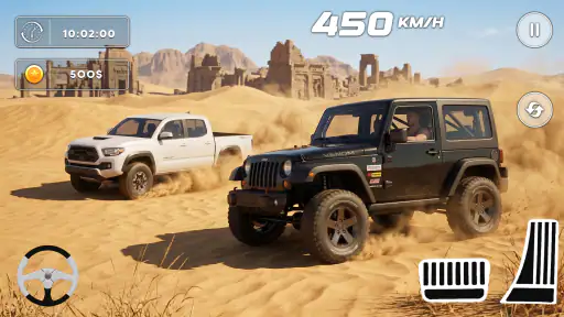 4x4 Jeep Land Cruiser Games 3D screenshot