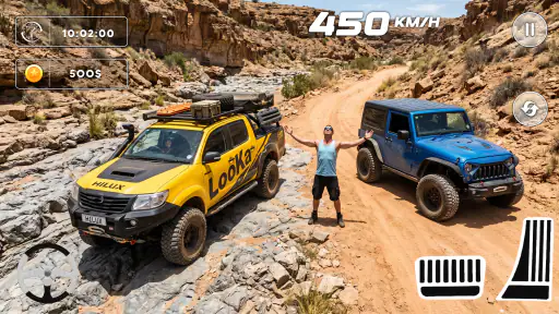 4x4 Jeep Land Cruiser Games 3D screenshot