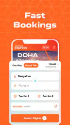 Air India Express screenshot