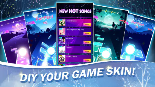 Bouncing Hop: لعبة الموسيقى screenshot