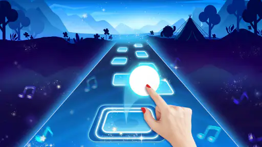 Bouncing Hop: لعبة الموسيقى screenshot