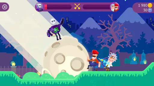 Bowmasters ألعاب حركة ومبارزات screenshot