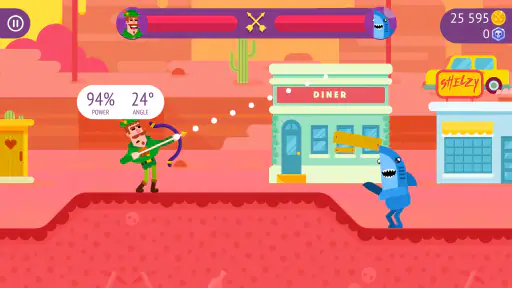 Bowmasters ألعاب حركة ومبارزات screenshot