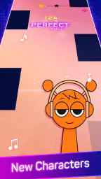 Cyber Music Rush: لعبة البيانو screenshot