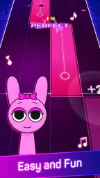 Cyber Music Rush: لعبة البيانو screenshot