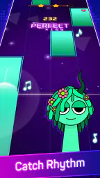 Cyber Music Rush: لعبة البيانو screenshot