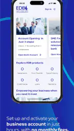 EDB 360 Business Banking App screenshot