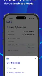 EDB 360 Business Banking App screenshot