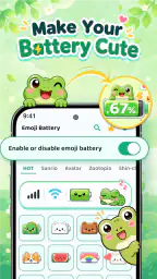 Emoji Battery: Icons & Pets screenshot