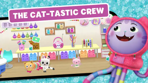 Gabby's Dollhouse: ألعاب قطط screenshot