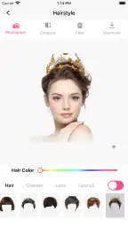 Modiface Haircut：Hair Makeover screenshot