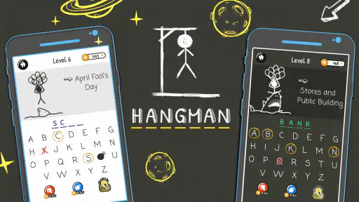Hangman Words: 2 player games screenshot