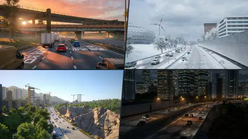 Highway Racer Pro: لعبة سيارات screenshot