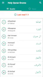 Holy Quran Afaan Oromoo screenshot