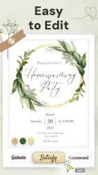 Invitation Card Maker + RSVP screenshot