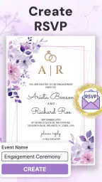 Invitation Card Maker + RSVP screenshot