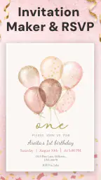 Invitation Card Maker + RSVP screenshot