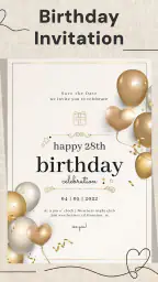 Invitation Card Maker + RSVP screenshot