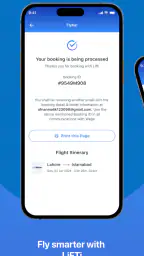 Lifti Flights Booking screenshot