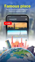 Live Cam Earth Map - GPS Cam screenshot