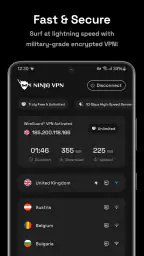 Ninja VPN - Fast & Secure VPN screenshot