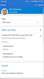 Oracle Fusion Applications screenshot