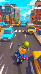Paper Boy Race - لعبة سيارات screenshot