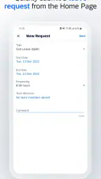 SAP SuccessFactors Mobile screenshot