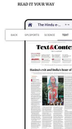 The Hindu ePaper: eNewspaper screenshot