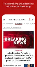 TOI Breaking News App & ePaper screenshot