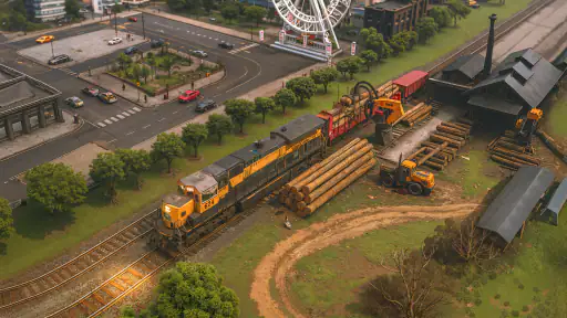 Transport Tycoon Empire: مدينة screenshot