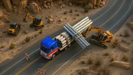 Transport Tycoon Empire: مدينة screenshot