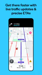 Waze: خرائط وحركة مرور وأكثر screenshot