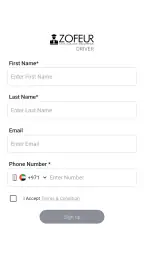 Zofeur - Driver App screenshot