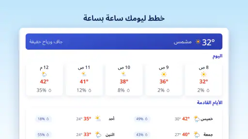 الطقس ورادار المطر screenshot