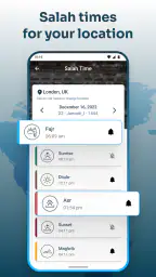 بوصلة القبلة مع توقيت صلاح screenshot