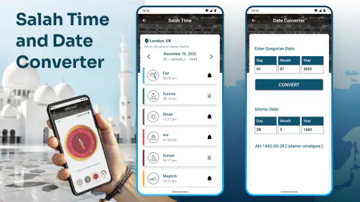 بوصلة القبلة مع توقيت صلاح screenshot