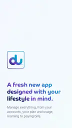 تطبيق du screenshot