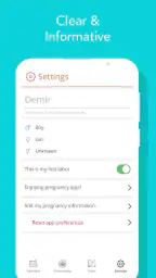 تعقب الحمل والطفل screenshot