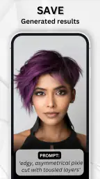 جرب قصات الشعر باستخدام ai screenshot