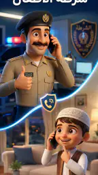 شرطة الأطفال - مكالمة وهمية screenshot