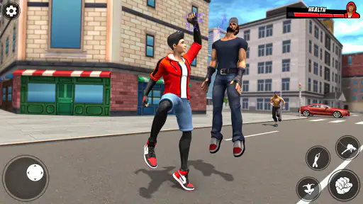 لعبة أكشن مقاتل الحبل screenshot