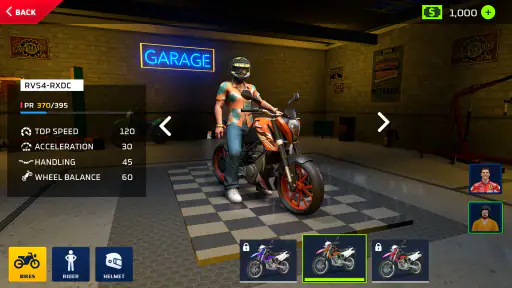 لعبة حركات بهلوانية بالدراجة screenshot