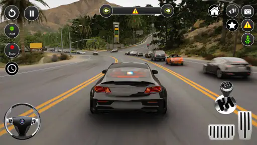 محاكي قيادة السيارات screenshot
