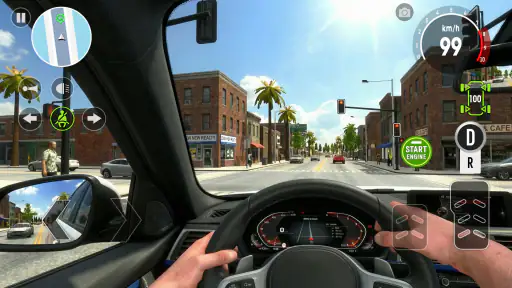 مدرسة القيادة: ركن السيارة 3D screenshot