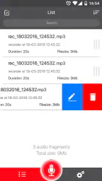 مسجل الصوت screenshot